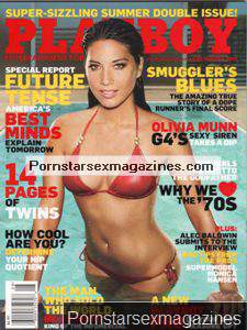 Playboy July/August 2009 Olivia Munn